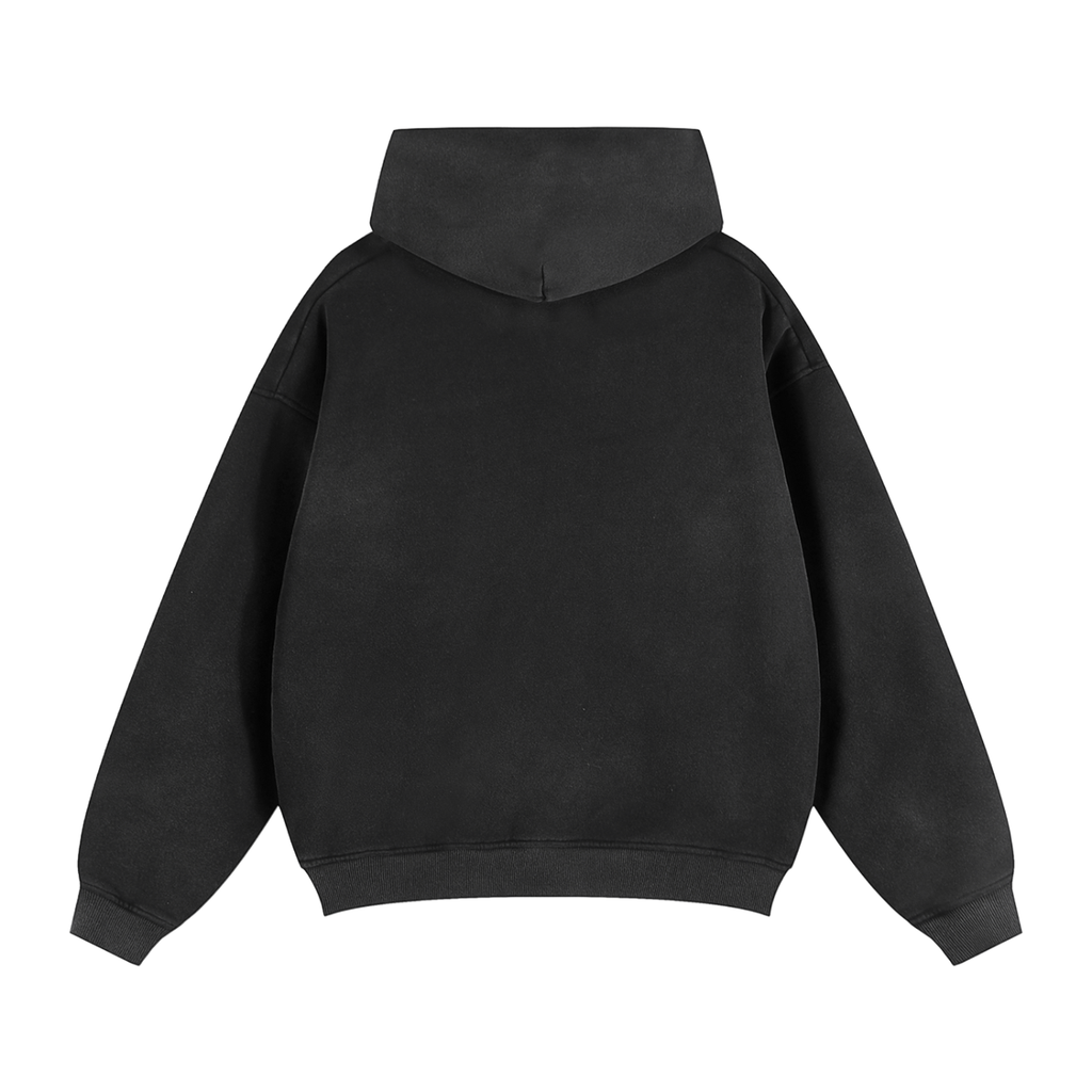The Sheppard Two-way Zipper Boxy Fleece Hoodie