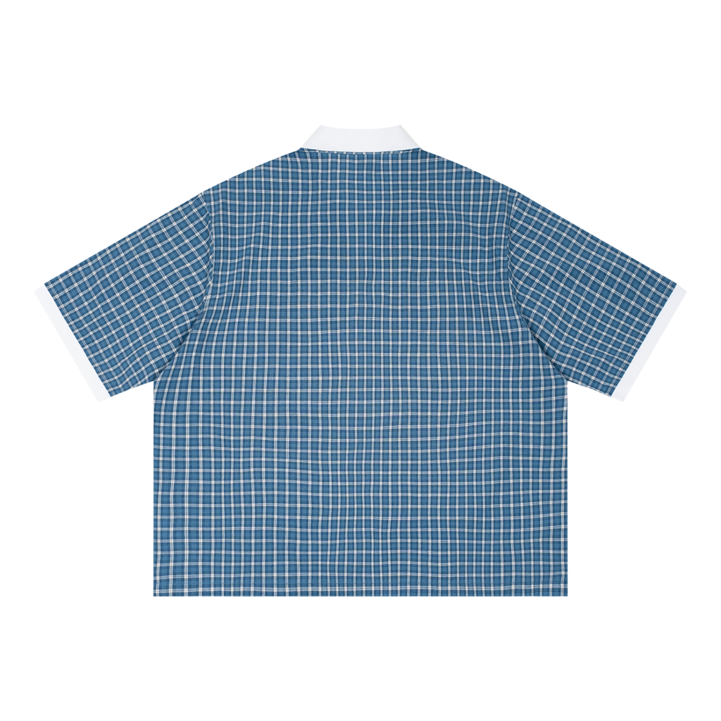 "Beautiful YHWH" Boxy Plaid Polo Shirt