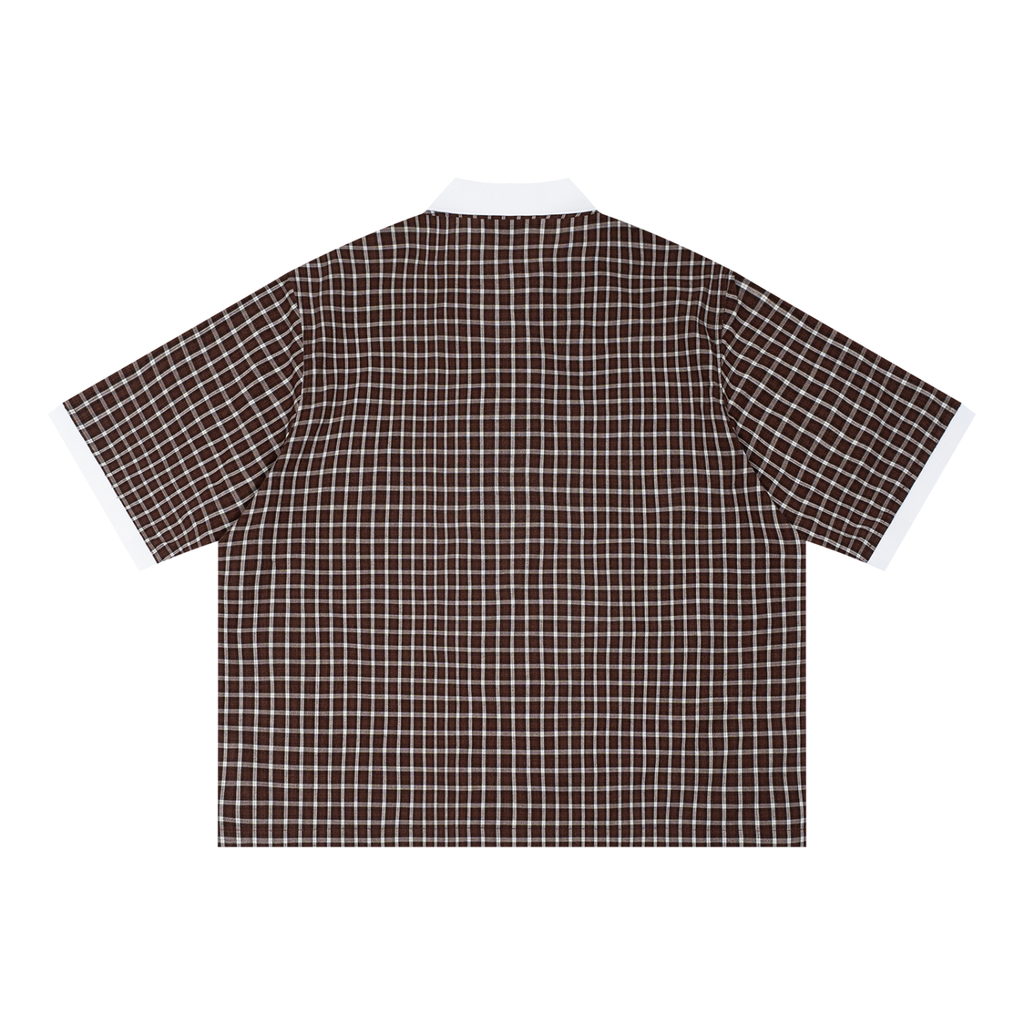 "Beautiful YHWH" Boxy Plaid Polo Shirt