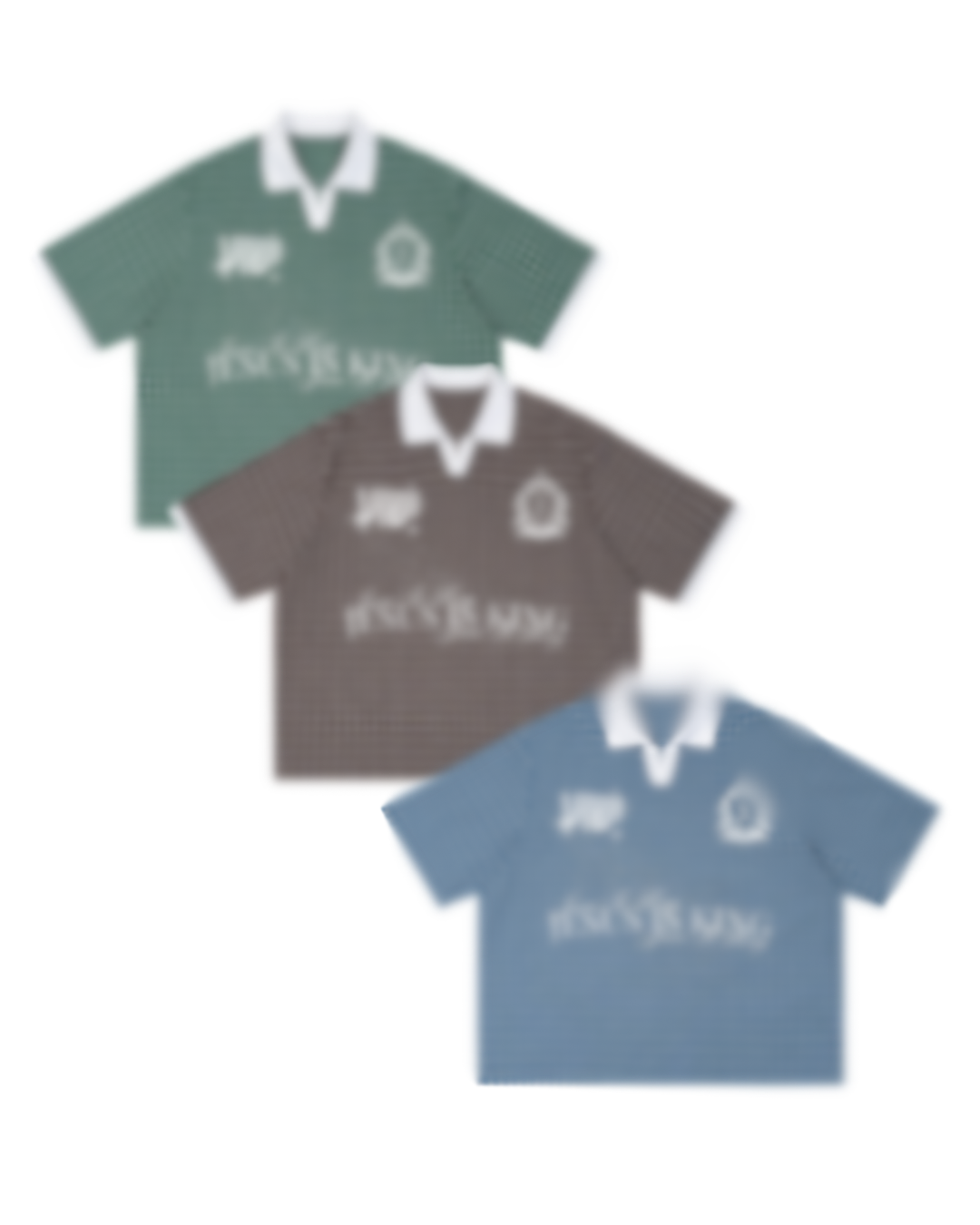 JESUS IS KING - Boxy Plaid Polo Shirt