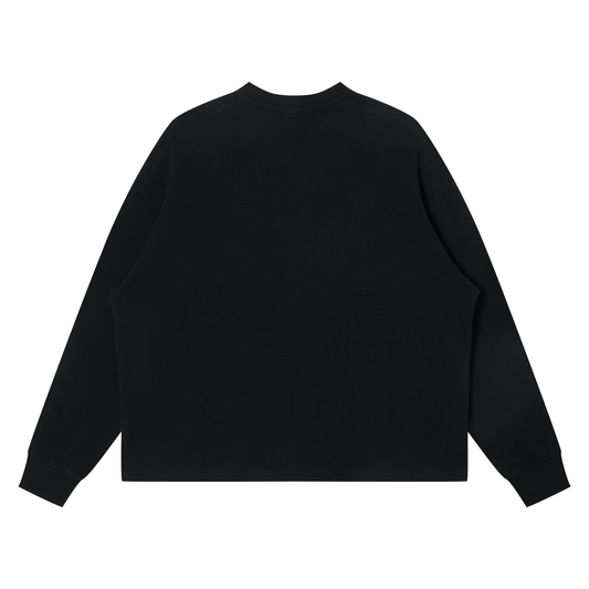 Blessed Waffle Boxy Long Sleeve