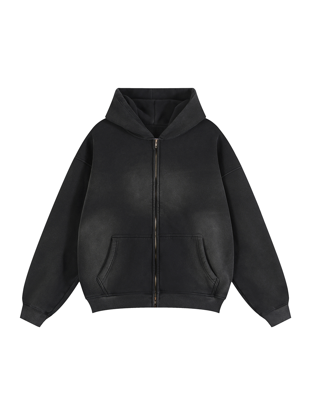 The Sheppard Two-way Zipper Boxy Fleece Hoodie
