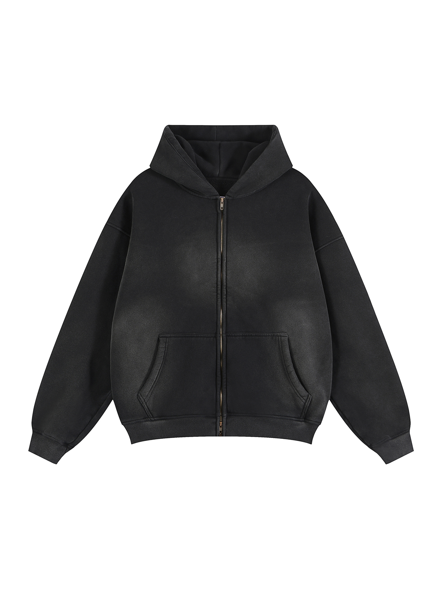 The Sheppard Two-way Zipper Boxy Fleece Hoodie